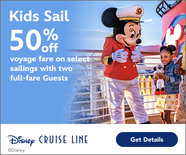 Disney Cruise Line 50% Off Kids - Special cruise offer